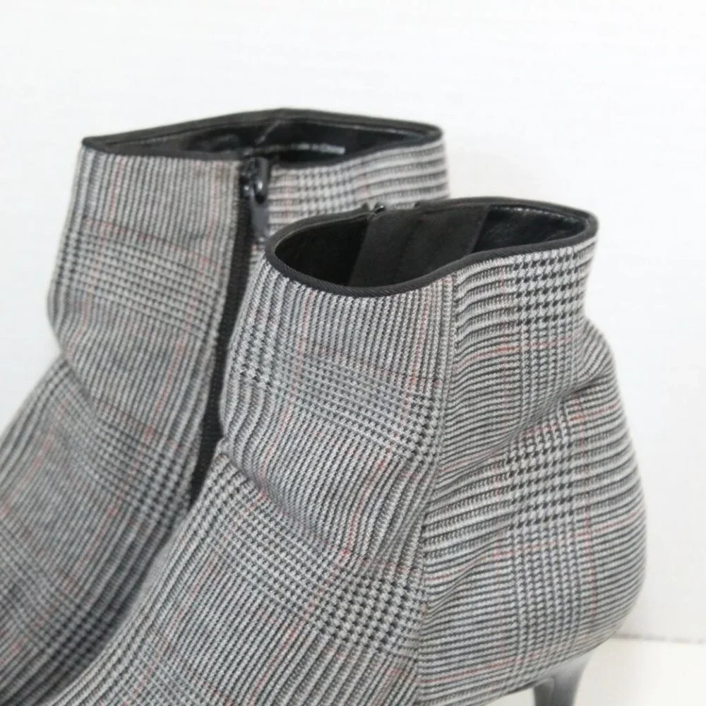 Cabi Dandy Plaid Pointed Toe Ankle Boot H12528 Booties Women's Size 11 H12528 - Picture 5 of 12